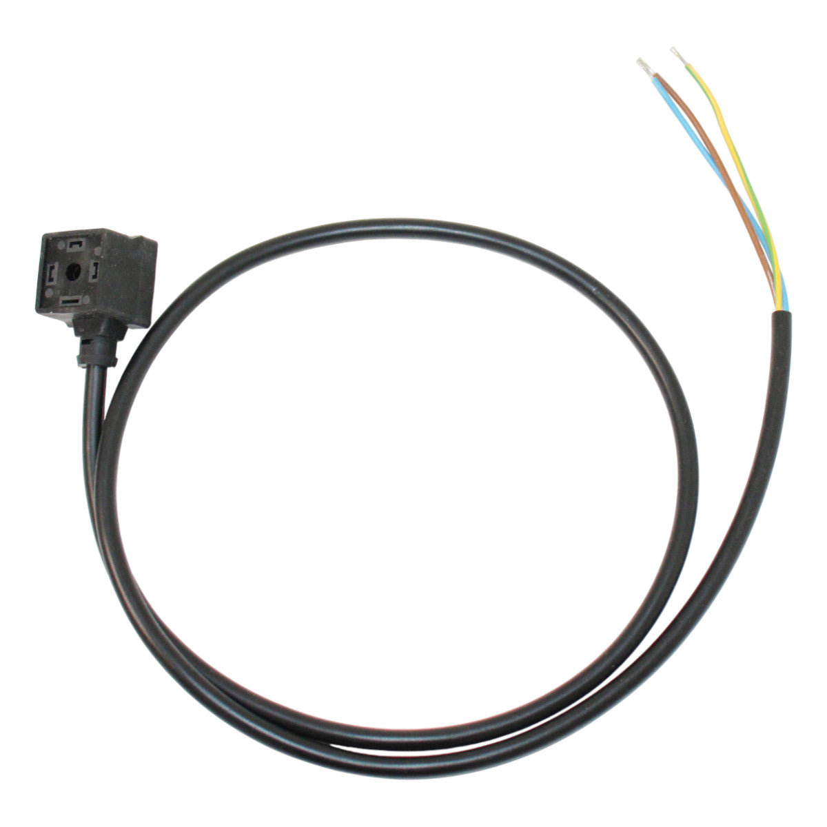 1m Steckerkabel Magnetventil Magnetspule Würfelstecker Ventilstecker Kabel 230 V