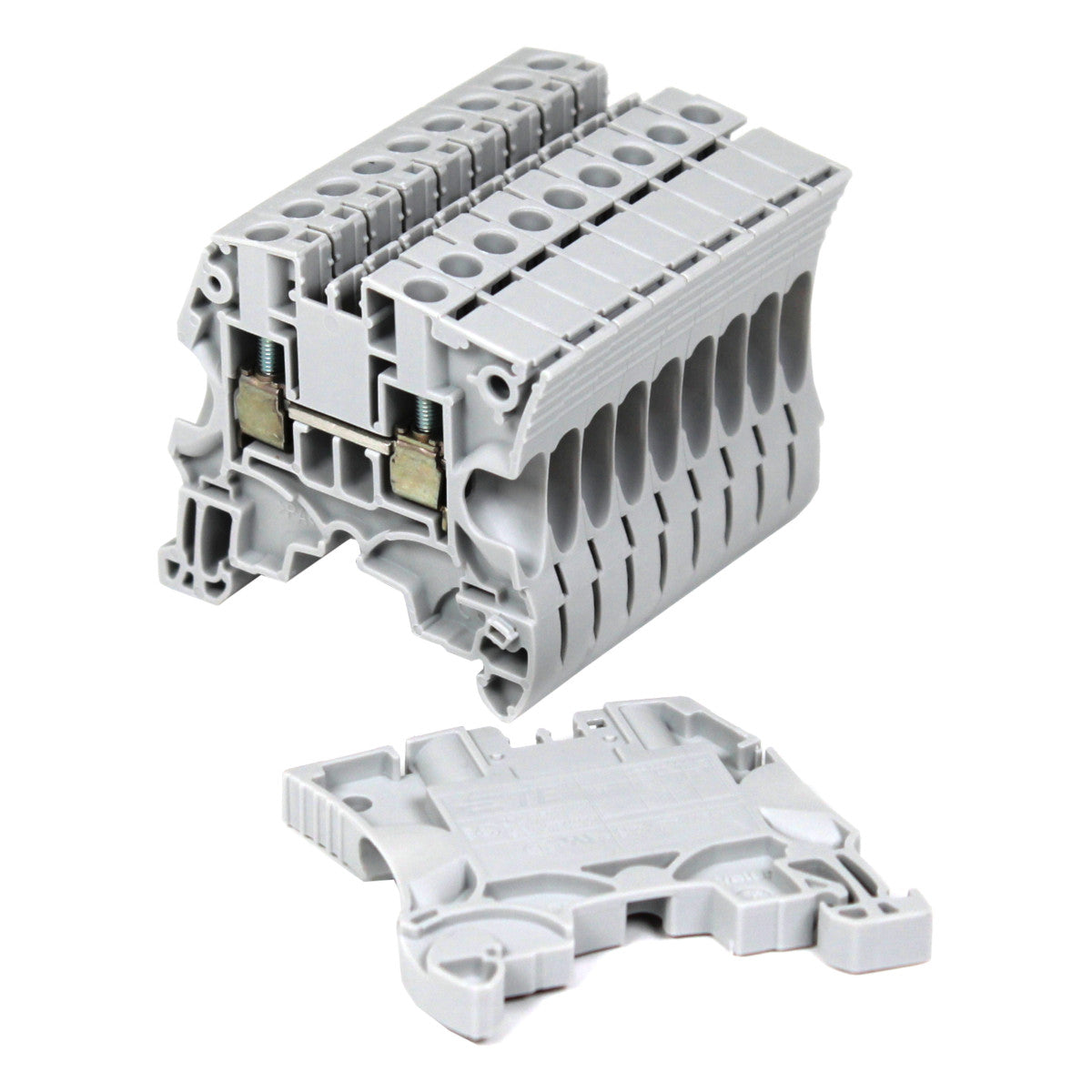 50 Stk. TE Connectivity 1SNK506010R0000 Anschlussblock Steckverbinder 2 Pos Grau