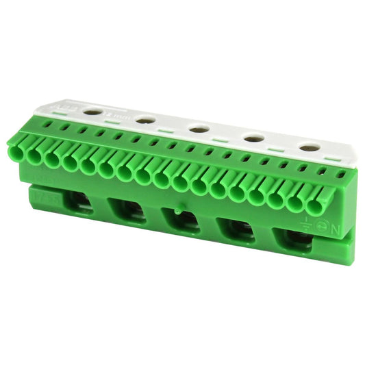 ABB ZK175G PE Quick-Steckklemme PE-Klemmenblock 17x 1,5-4mm² + 5x 25mm²