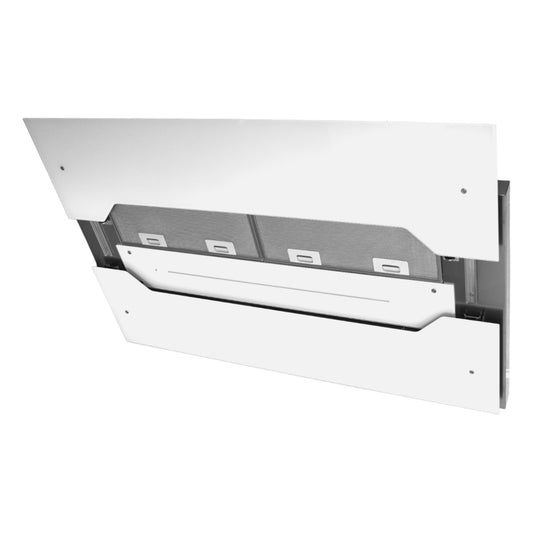 Airforce 101973 LIPARI F139 120 REST Ablufthaube Deckenlüfter 120 cm Glas weiß