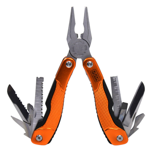 Black + Decker BDHT0-28110 12 in 1 Multitool Edelstahl Zange Säge Messer Öffner