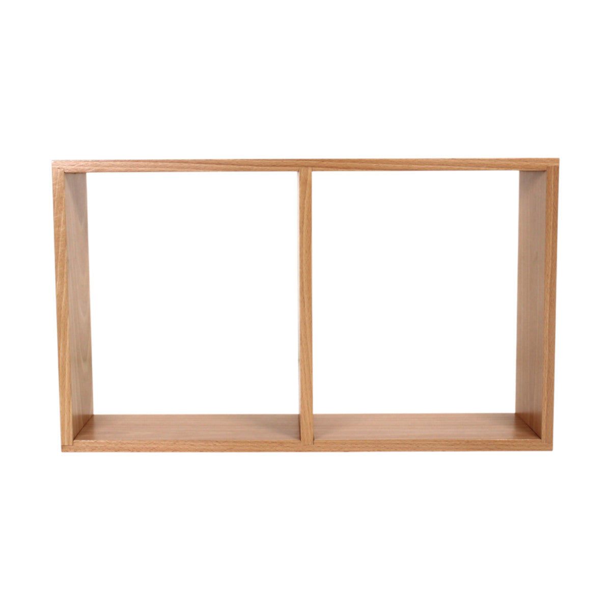 Bücherregal Wandregal Raumaufteiler Aufbewahrung in Holz Natur 278x472x120 mm