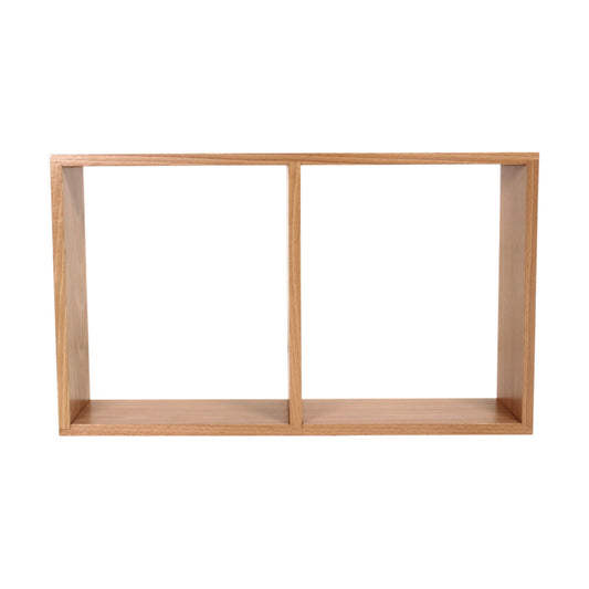 Bücherregal Wandregal Raumaufteiler Aufbewahrung in Holz Natur 278x472x120 mm