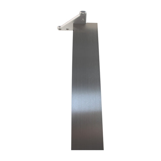 Camar Tischfuß Tischbein Eckig Quadratrohr 100/100 mm 705 mm Edelstahloptik