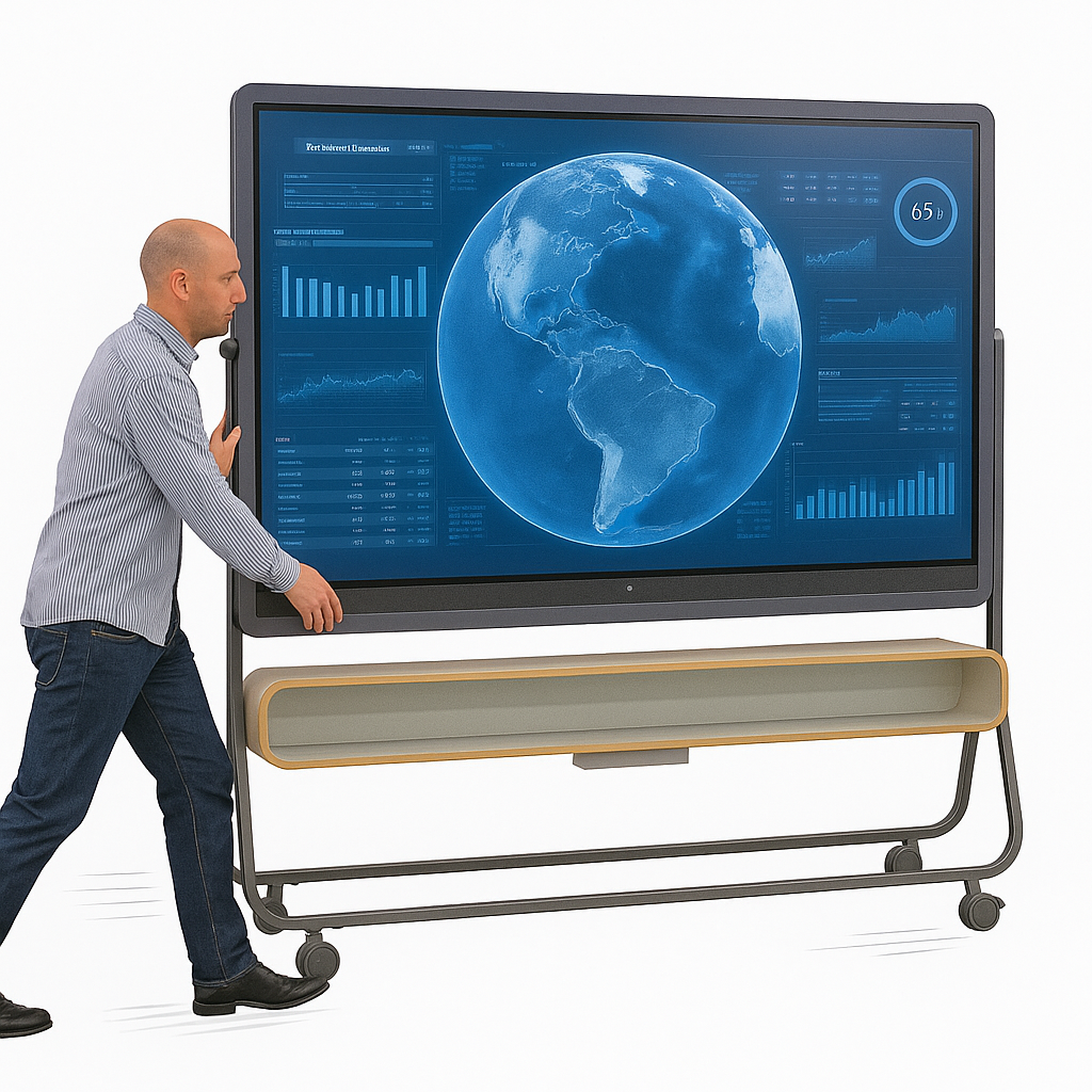 Weframe One 86" 4K UHD Touch Display Smartboard Konferenzsystem Interaktiv Top