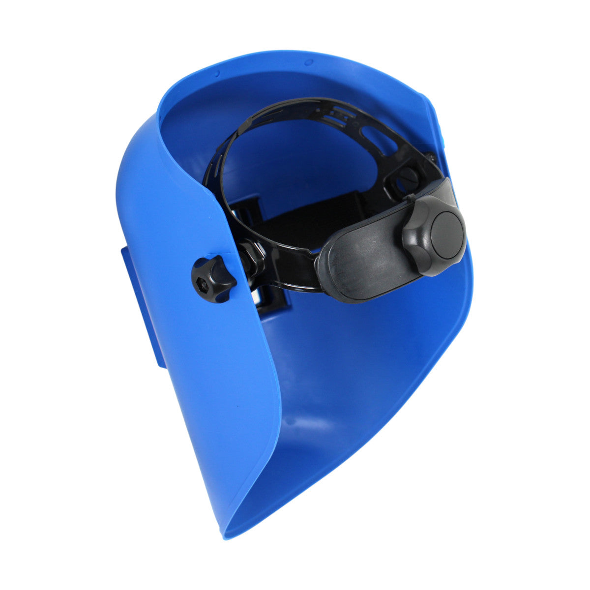 Conzelmann Eurotiger Kopfschutzhelm Schweißermaske blau mit Kopfband 90 x 110 mm