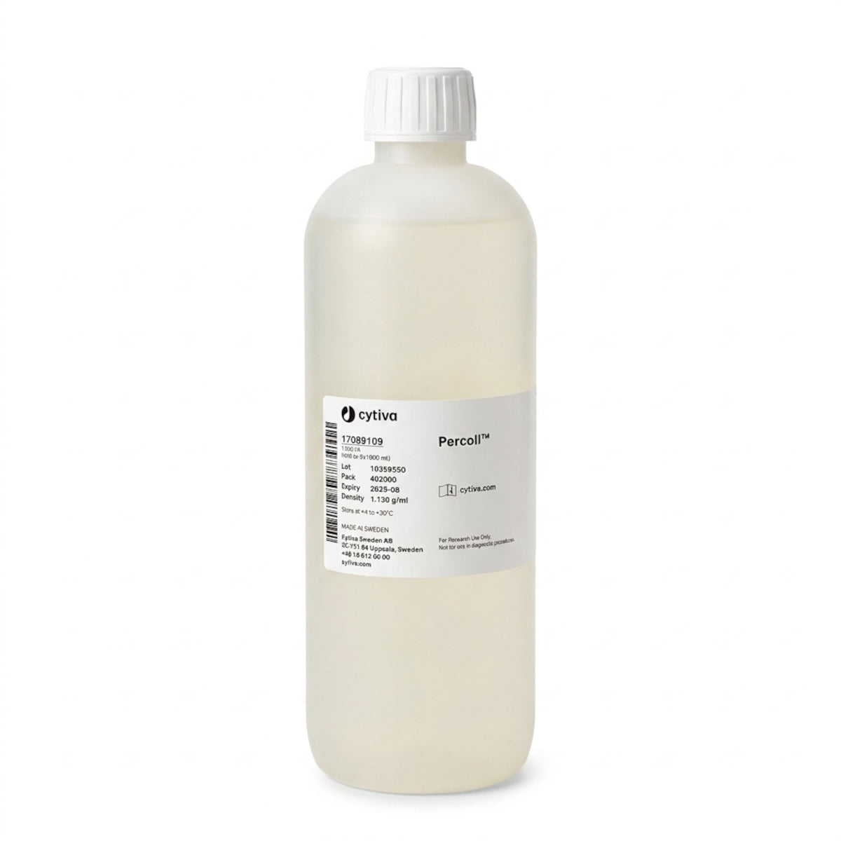 Cytiva Percoll 1 L Flasche 17089109 Dichtegradient Zellseparation Zellisolierung