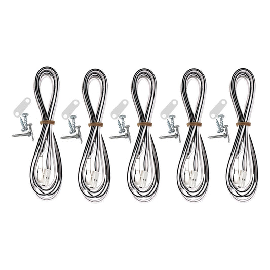 Domus Line 5er Set Piramide Halogen-Einbauleuchten 20 W in Edelstahl