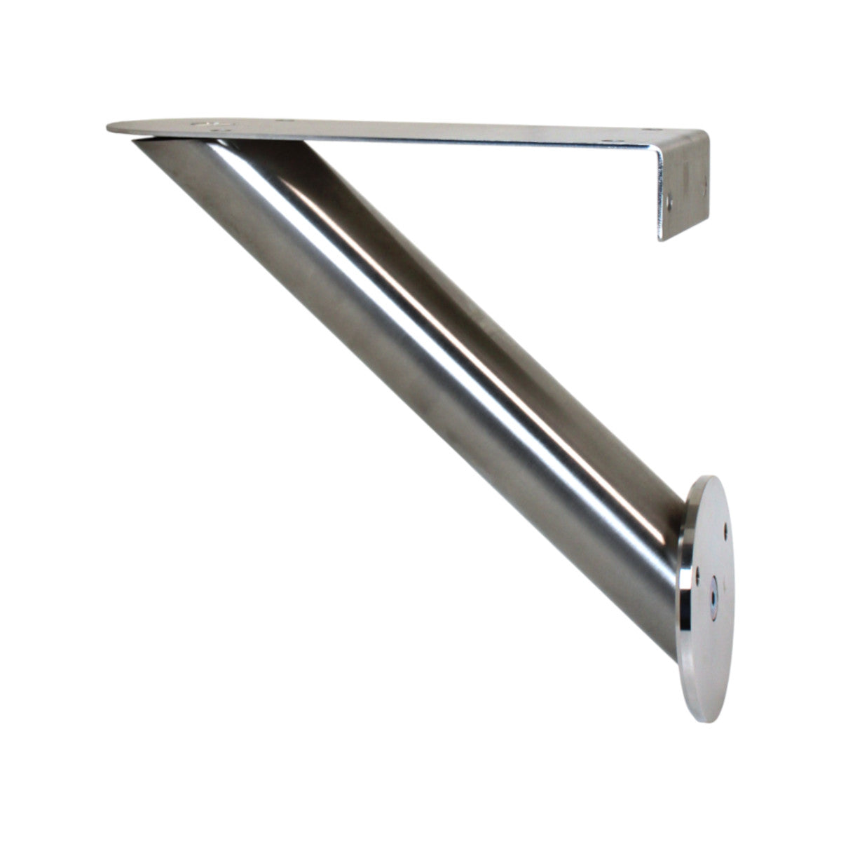 EBB Barkonsole Brindisi Plus Schräg Stützfuß Wandbefestigung Edelstahl H 230 mm