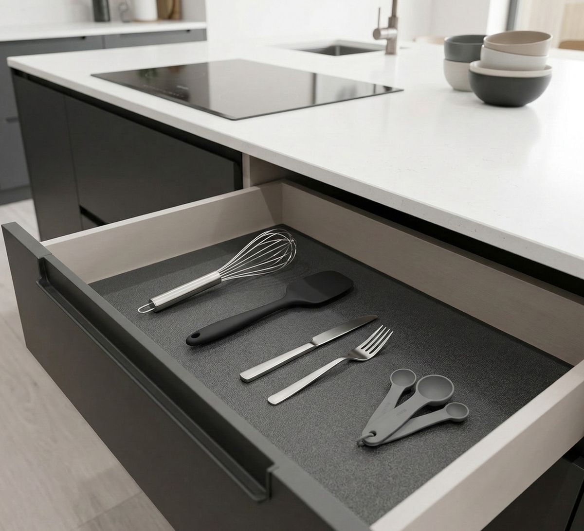 Elco Antirutschmatte MagicSlim 2er Set Perlstruktur B470 T500 mm in Anthrazit