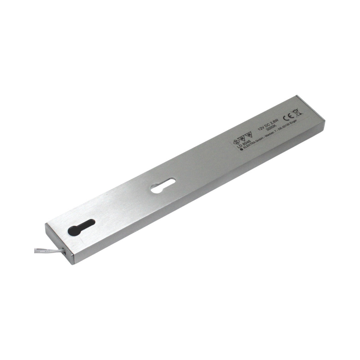5 Stück Elektra Küchen Aluminium LED Unterbauleuchte Rechteck Leuchte 12 V 4000k