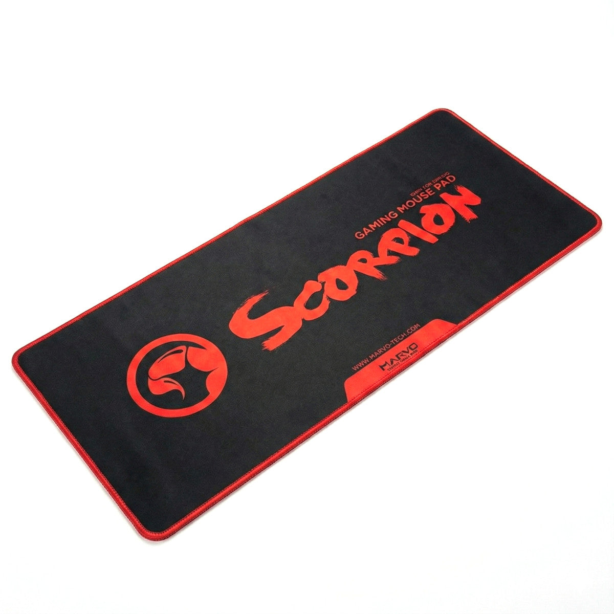 Marvo Scorpion G19BK XL Gaming Mauspad Schwarz Rot 900 x 400 x 4 mm