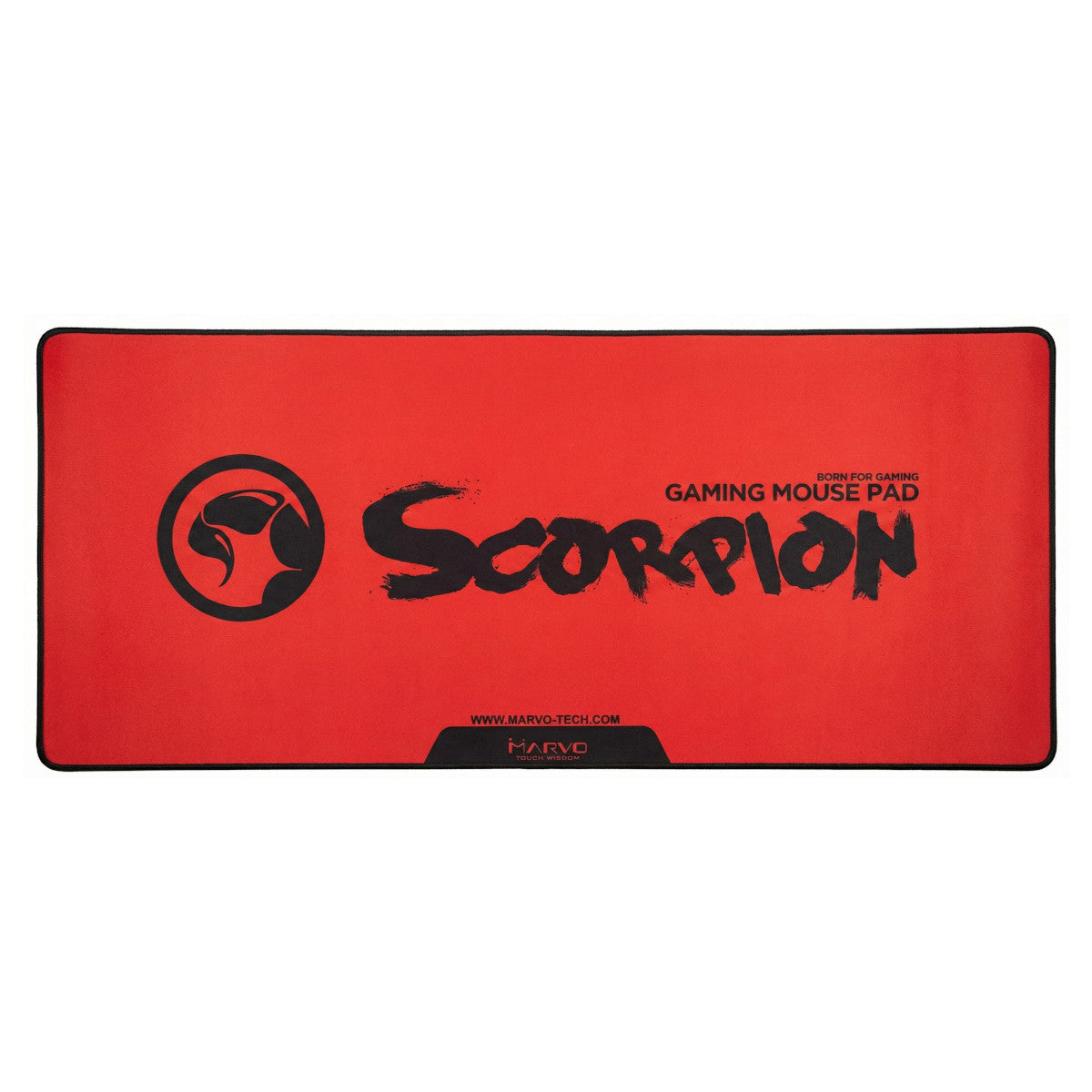 Marvo Scorpion G19RD XL Gaming Mauspad Rot Schwarz 900 x 400 x 4 mm