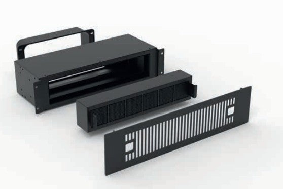 Oranier Geruchsfilter Waben Kohlefilter Umluftmodul set für Höhe 100 mm Schwarz