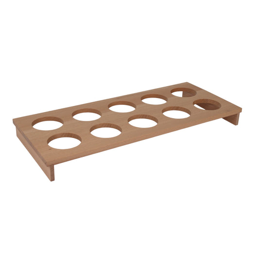 Gewürzschrank Gewürzdosenhalter für Schubladen Holz Ø 60 mm Gewürzdosen 45x19cm