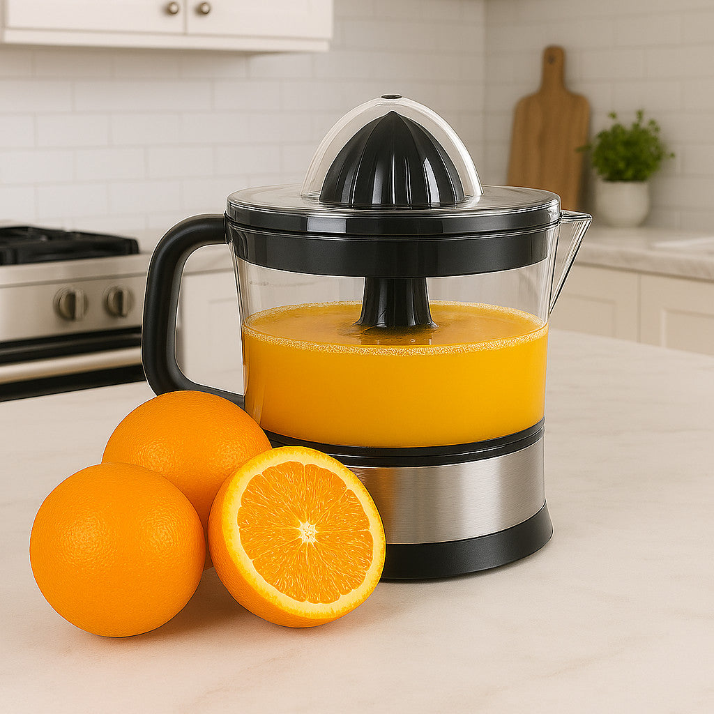 Gourmetmaxx elektrische Zitruspresse Saftpresser Entsafter Orangenpresse 700 ml