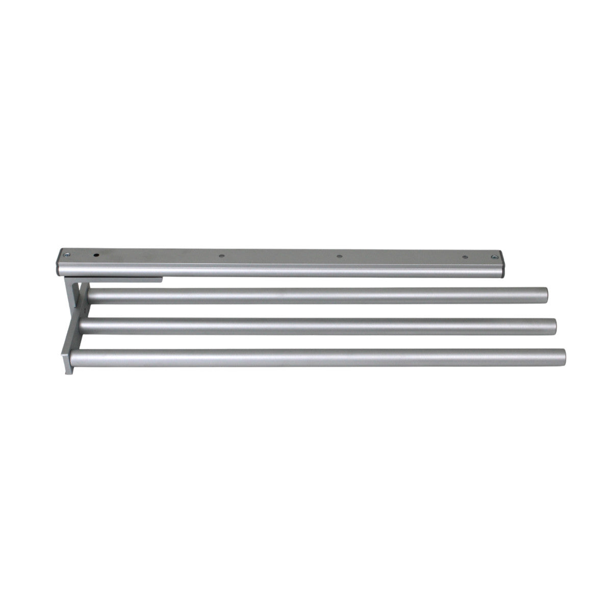 Strate Handtuchhalter 3-armig ausziehbar 445 - 745 mm Alu Silber Bad Küche