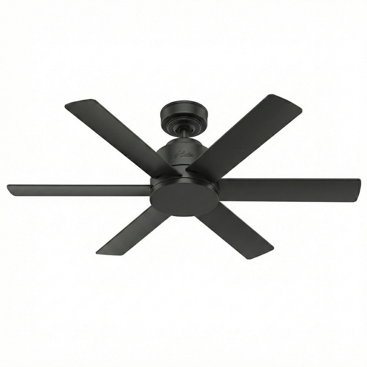 Hunter 50937 Kennicott Deckenventilator Fan Schwarz mit Wandschalter 112 cm