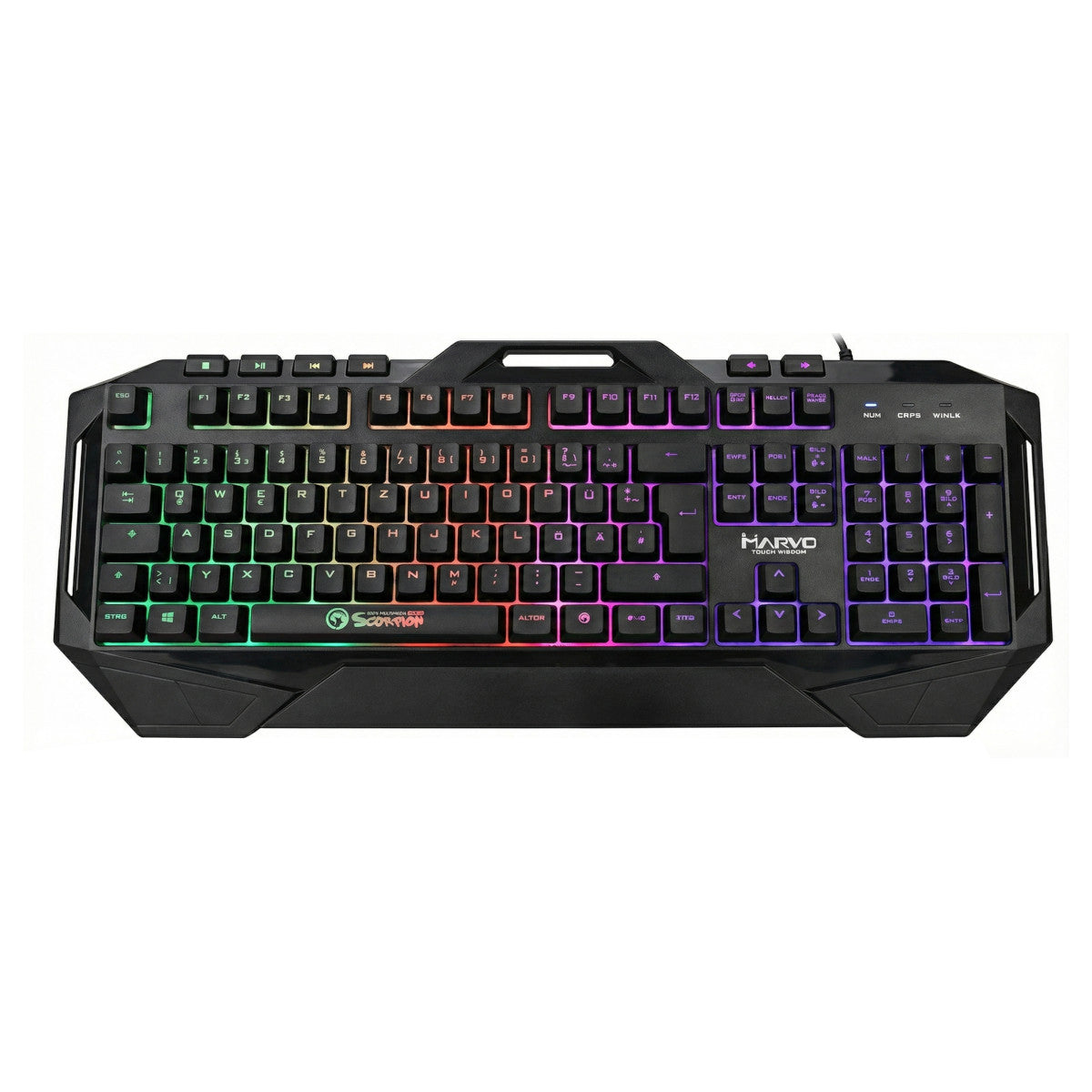 Marvo KG860 M302 MG08 Scorpion Gaming Set Membran Tastatur Maus Mauspad RGB
