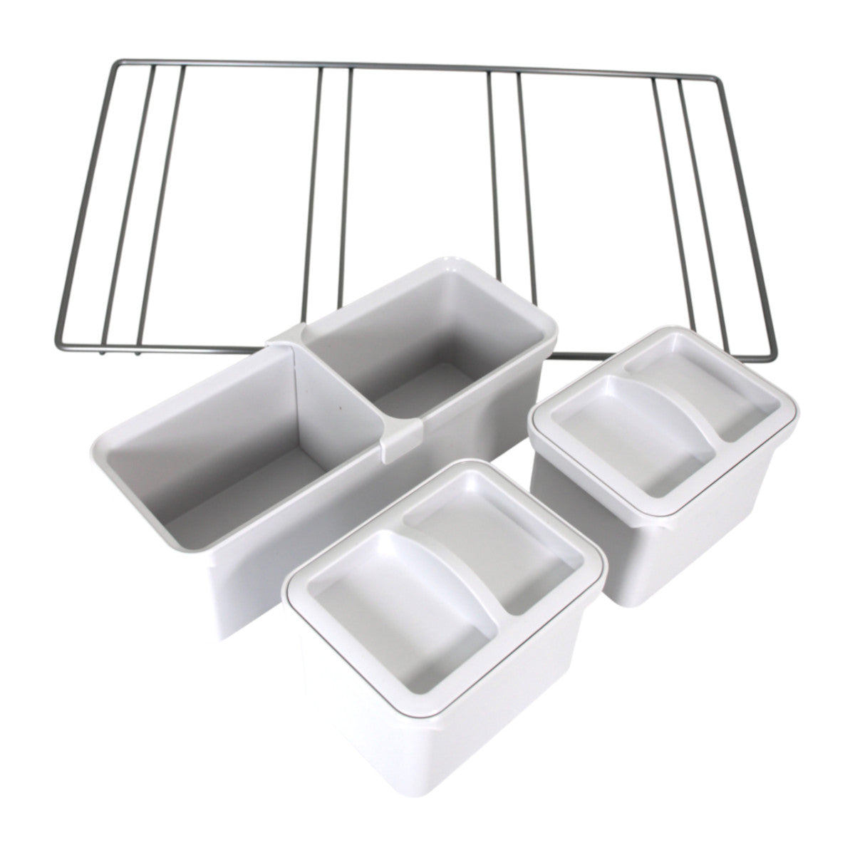 Kesseböhmer YouboXx Träger-Set Organisationssystem in Weiß/Silber
