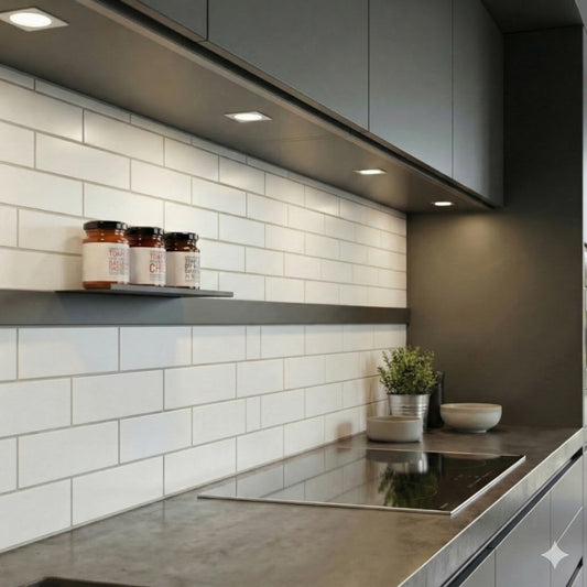 Kesseböhmer Linero MosaiQ obere Ablage L 585 x 15,5 x 105 mm in Graphit schwarz