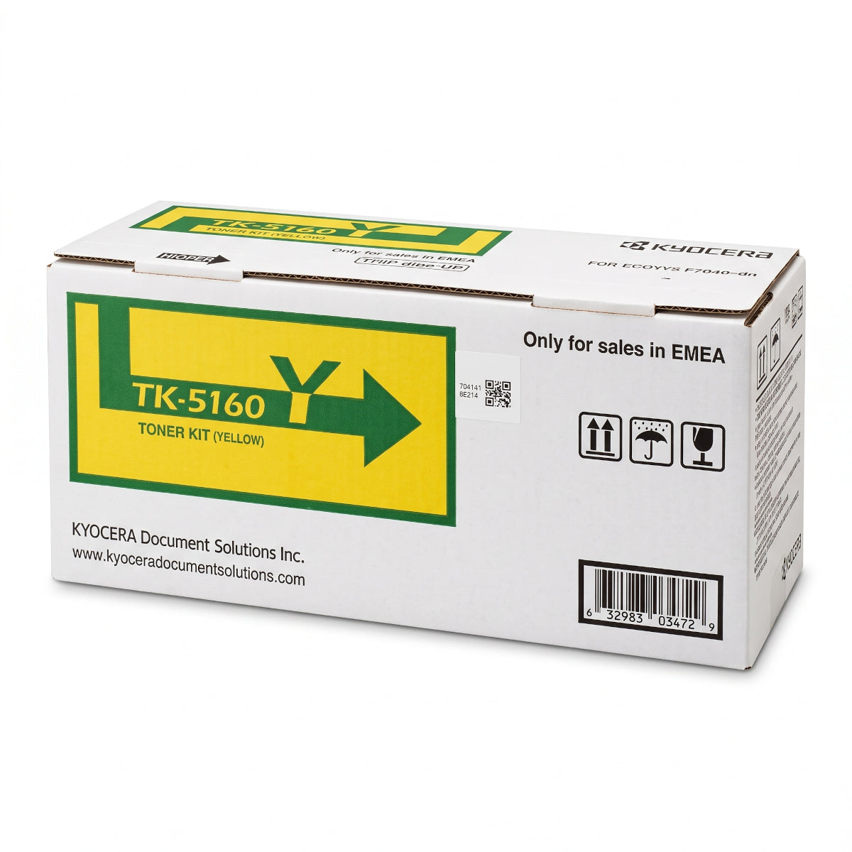 Kyocera TK-5160 Toner Kit Yellow Reichweite bis zu 12.000 Seiten nach ISO/IEC