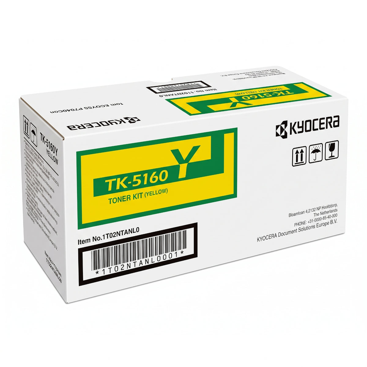 Kyocera TK-5160 Toner Kit Yellow Reichweite bis zu 12.000 Seiten nach ISO/IEC