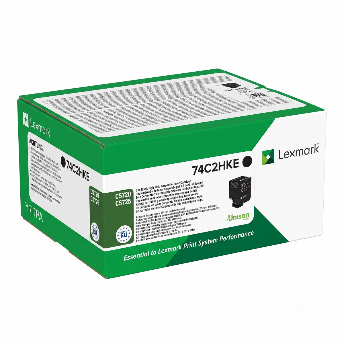 Lexmark 74C2HKE Tonerkassette CS720/CS725 Schwarz bis zu 20.000 Seitenleistung