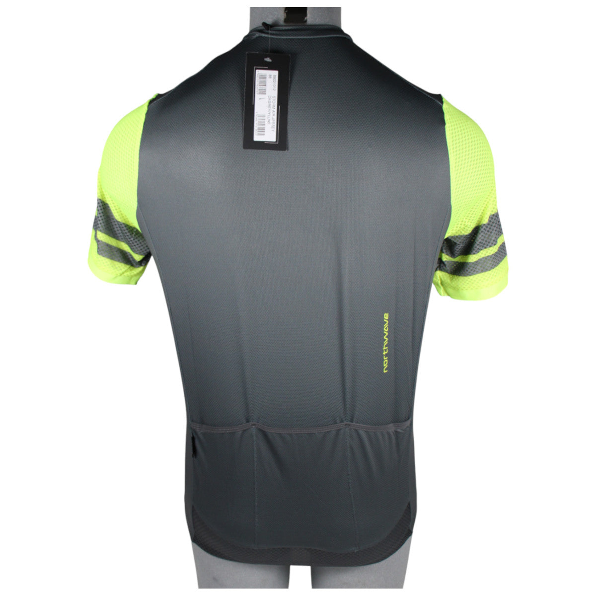 Northwave Storm Air Jersey D.Grey/Yellow Herren Fahrradtrikot Gr. L