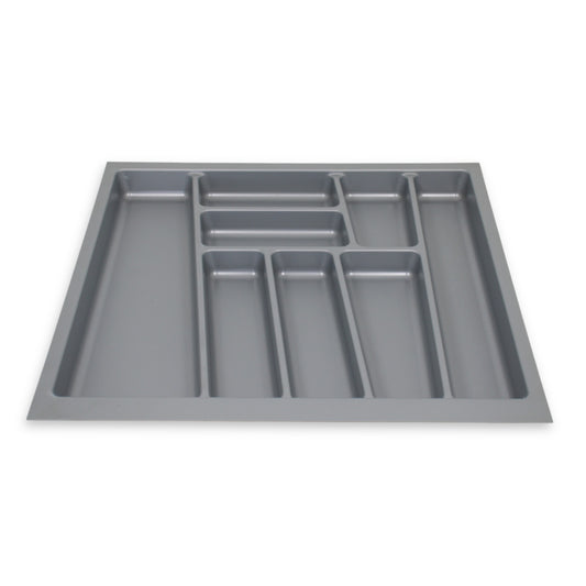 ORGA-BOX II Besteckeinsatz für Blum 60 cm 474 x 518 mm Schublade Silbergrau