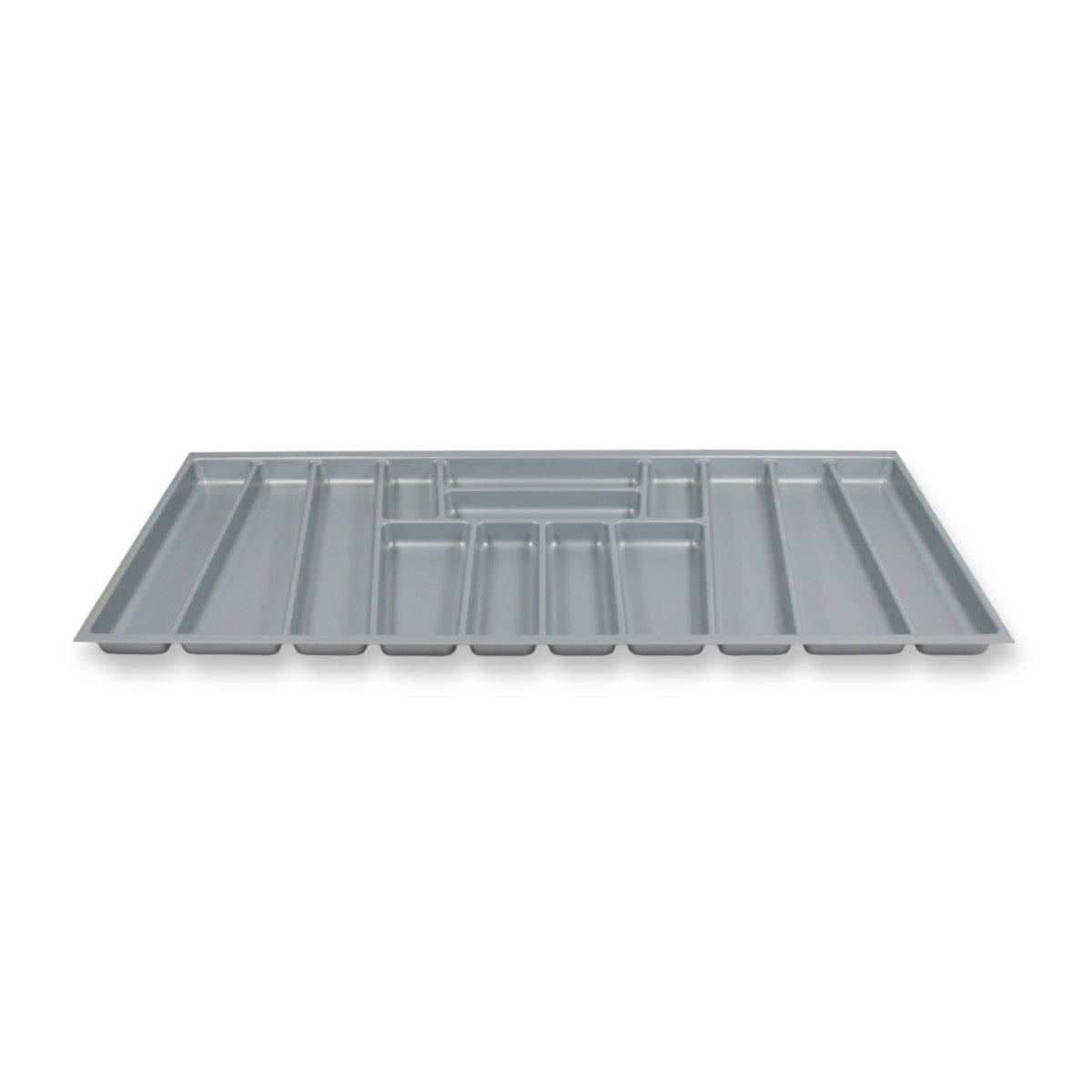 ORGA-BOX II Besteckeinsatz für Nobilia 120 cm Schublade 462 x 1105 mm Silbergrau