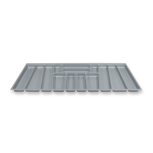 ORGA-BOX II Besteckeinsatz für Nobilia 120 cm Schublade 462 x 1105 mm Silbergrau