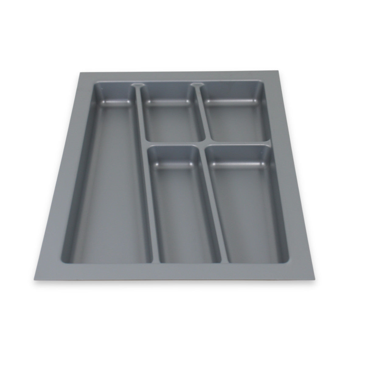 ORGA-BOX II Besteckeinsatz für Nobilia 40 cm Schublade Zuschneidbar Silbergrau