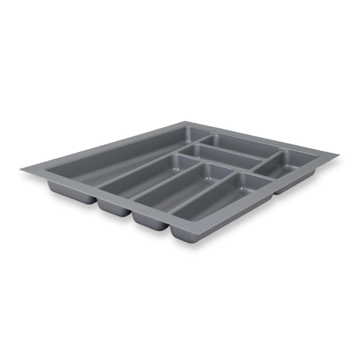 ORGA-BOX II Besteckeinsatz für Nobilia 45 cm Schublade Zuschneidbar Silbergrau