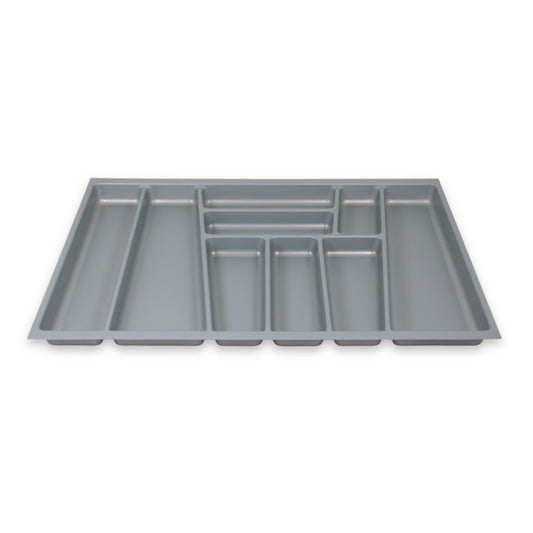 ORGA-BOX II Besteckeinsatz für Nobilia 80 cm 705 x 462 mm Schublade Silbergrau
