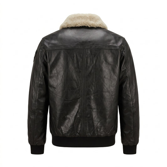 PME Legend Hudson Lederjacke Black Bomber Leather Jacket Größe S Special Note