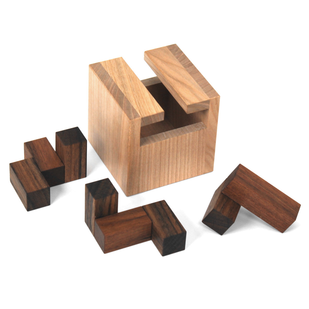 Pincers Alexander Magyarics Würfel 3D Pack Puzzle Knobelspiel Geduldspiel Holz