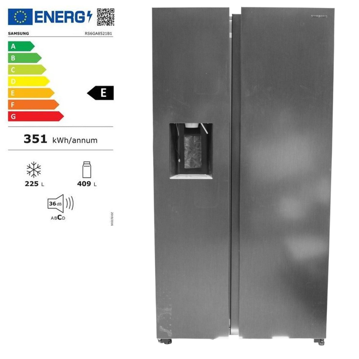 Samsung RS6GA8521B1/EG Side-By-Side Kombination Kühlschrank 628 L