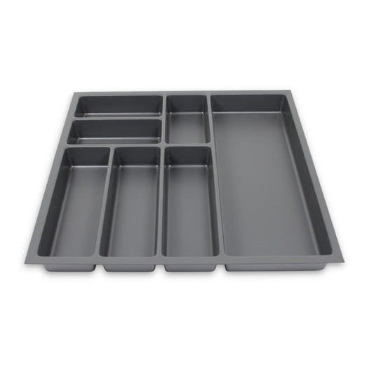 Sedia Concept Besteckeinsatz für 60 cm Nobilia Arcitech-Zargen Kunststoff Grau