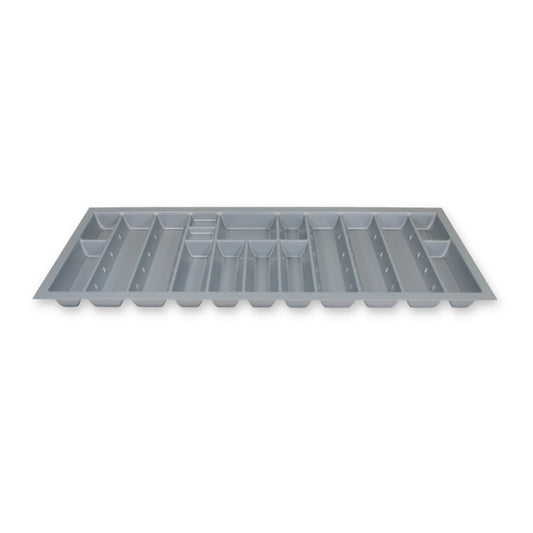 Sedia Linea Besteckeinsatz für 120 cm Schublade Zuschneidbar Kunststoff Grau