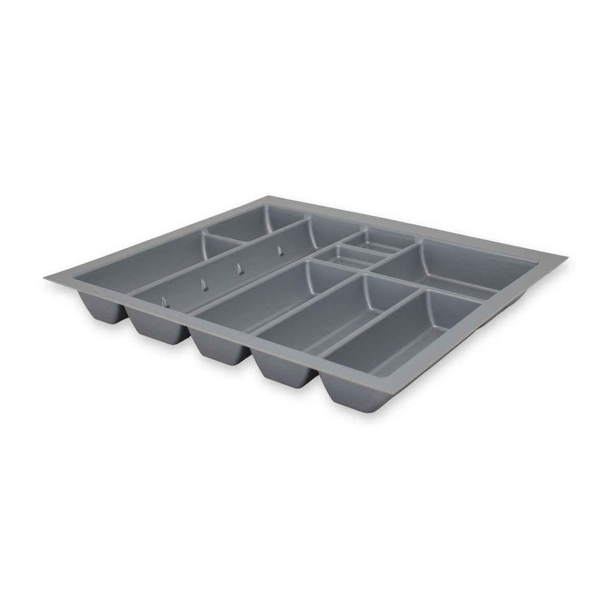 Sedia Linea Besteckeinsatz für 60 cm Schublade Zuschneidbar Kunststoff Grau