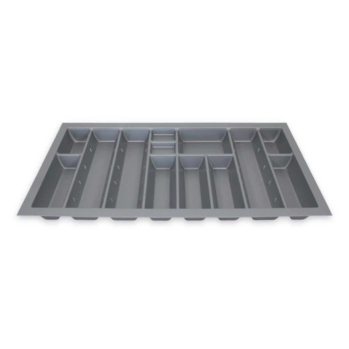 Sedia Linea Besteckeinsatz für 90 cm Schublade Zuschneidbar Kunststoff Grau