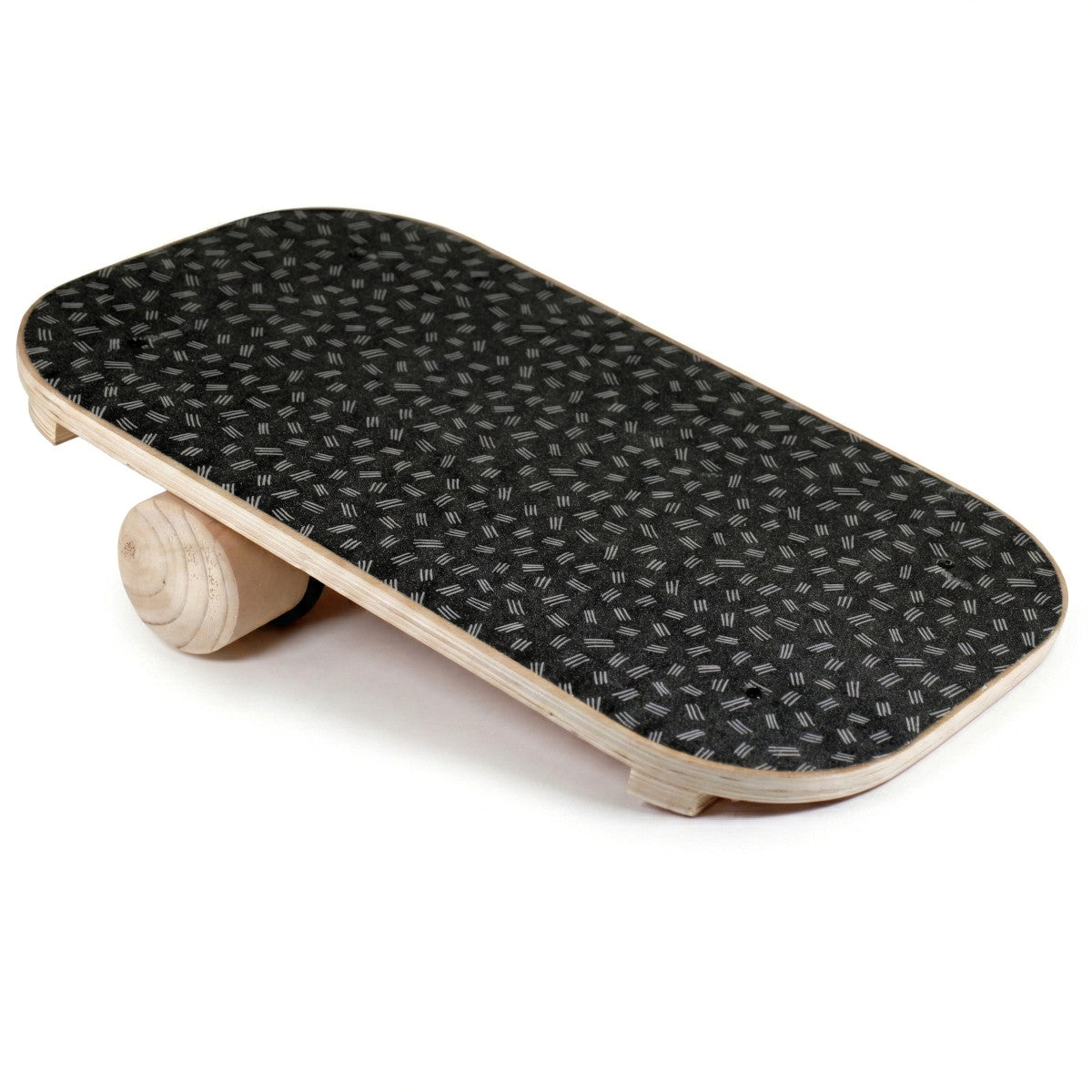 SportPlus SP-BB-005 Balance Board Balancierbrett Holz mit Rolle Wackelbrett