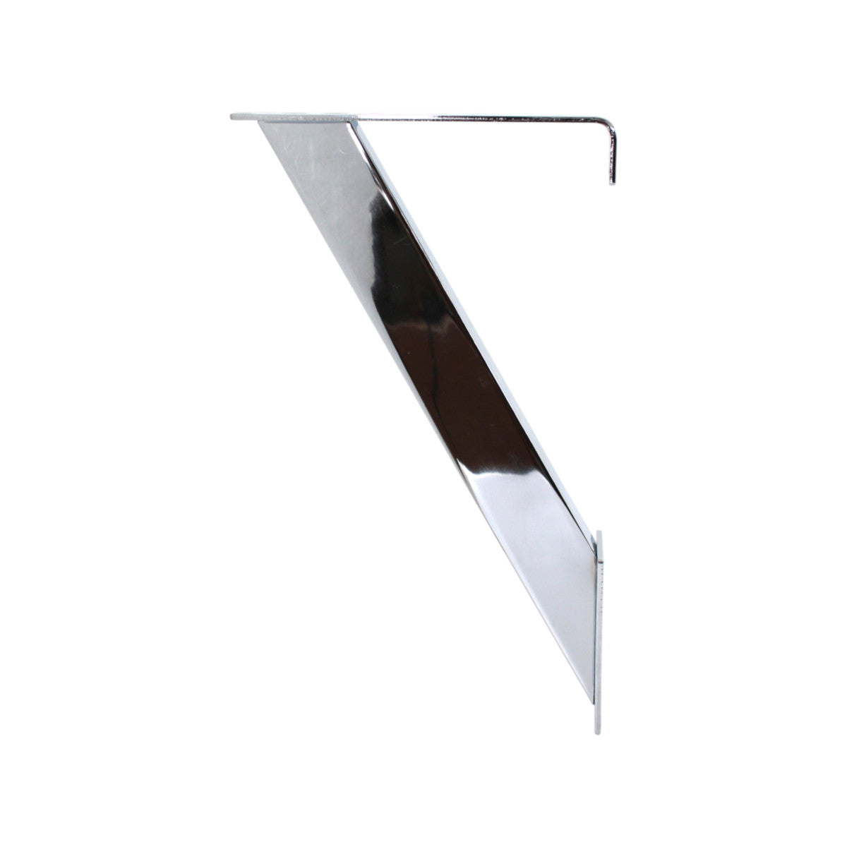 Strate Wandkonsole Schräg in Chrom Höhe 170 mm Wandhalterung Trägerkonsole