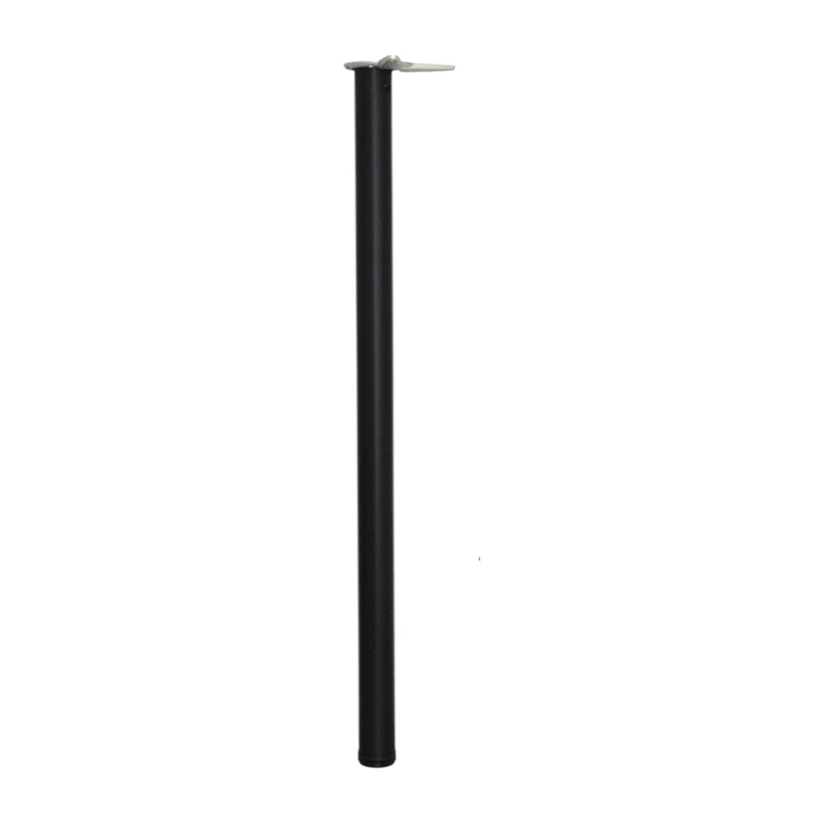 Tischbein Camar höhenverstellbar bis 30 mm Ø 60 x H 685 mm Tischfuß in Black
