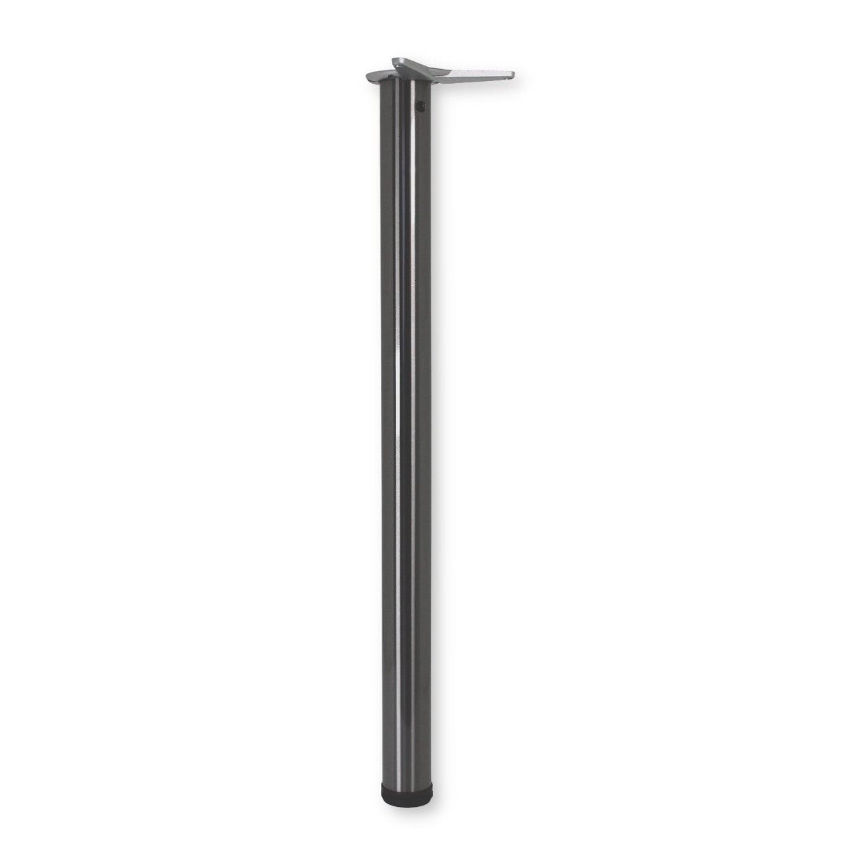 4er Set Tischbein Ø 60 mm Höhe 870 mm höhenverstellbar Stützfuß Edelstahl
