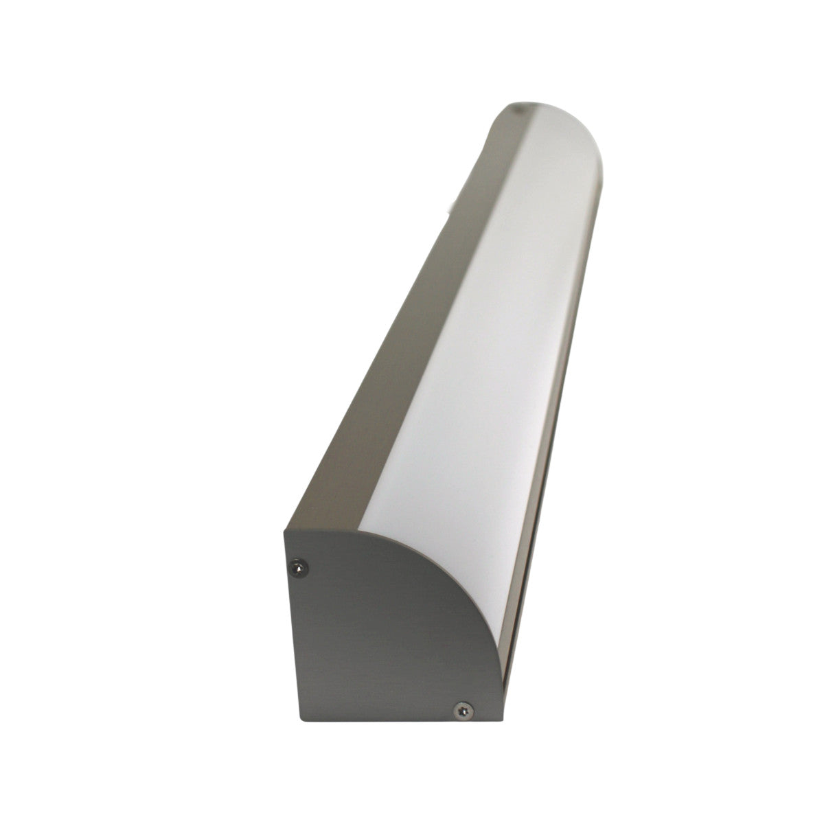 Wipo langfeldleuchte Corner Compact 230/240V T5/8W Länge 60 cm Edelstahl Effekt