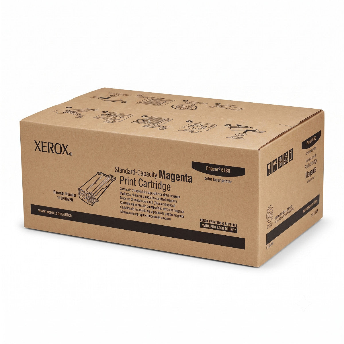 Xerox 113R00720 Magenta Toner für Phaser 6180 bis zu 2.000 Seitenleistung