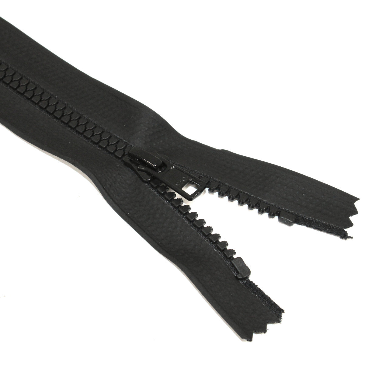 2 Stück YKK Reißverschluss 45 cm 2-Wege X-Form nicht teilbar Schwarz PU