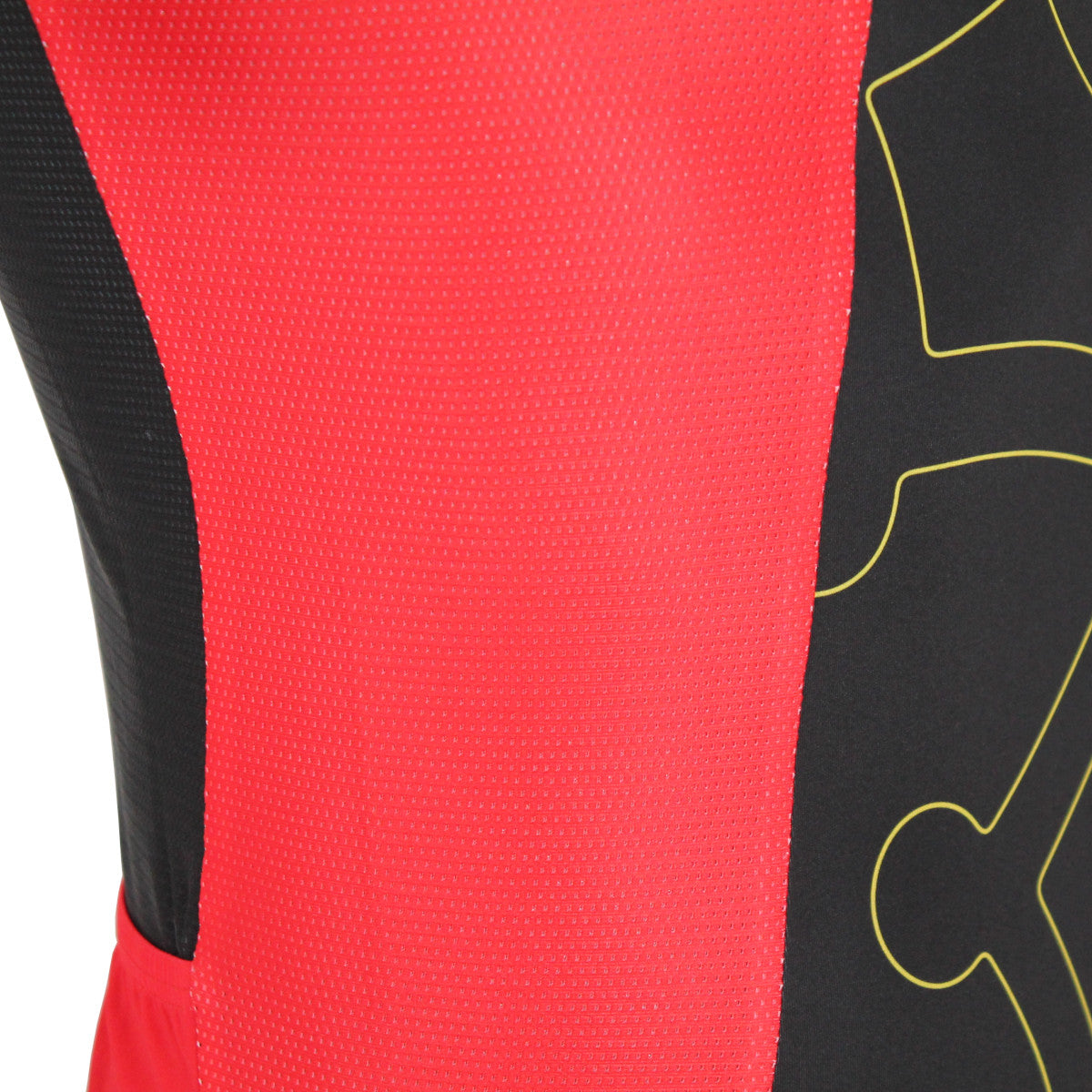 Zerod Short Sleeve Jersey Herren Fahrradtrikot Trikot Triathlon Schwarz Rot